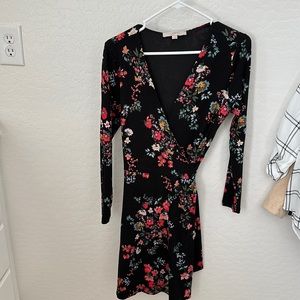 Loft floral Wrap Dress